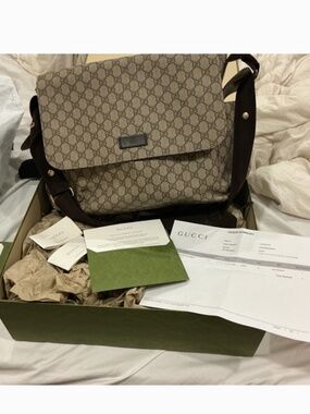 Authentic Gucci diaper bag